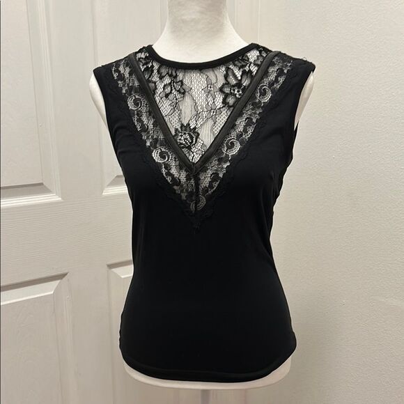 D&G  Black Lace Women's Top size Small - Picture 1 of 5